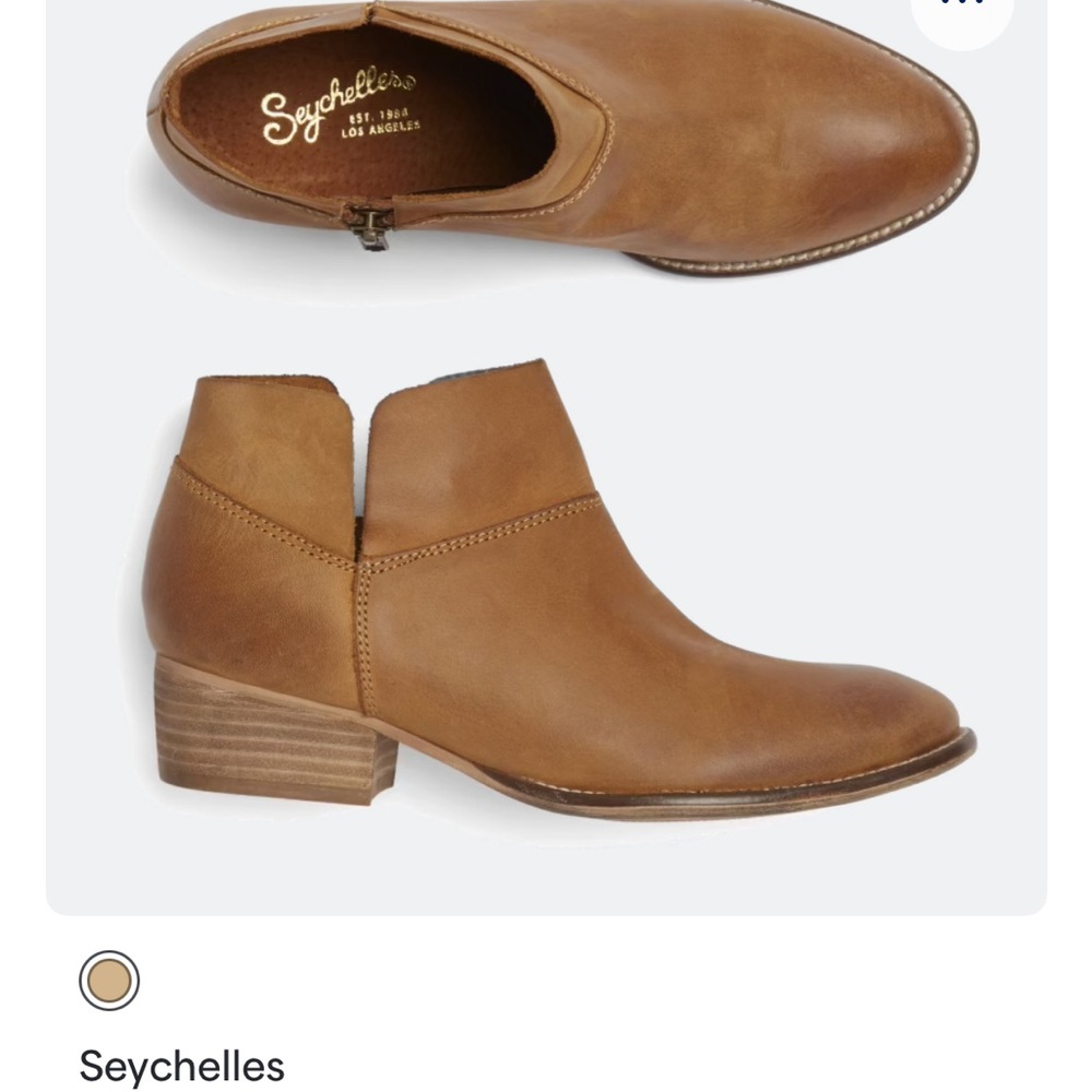 Seychelles Women's Brown Ankle Booties Supple Leather 7.5